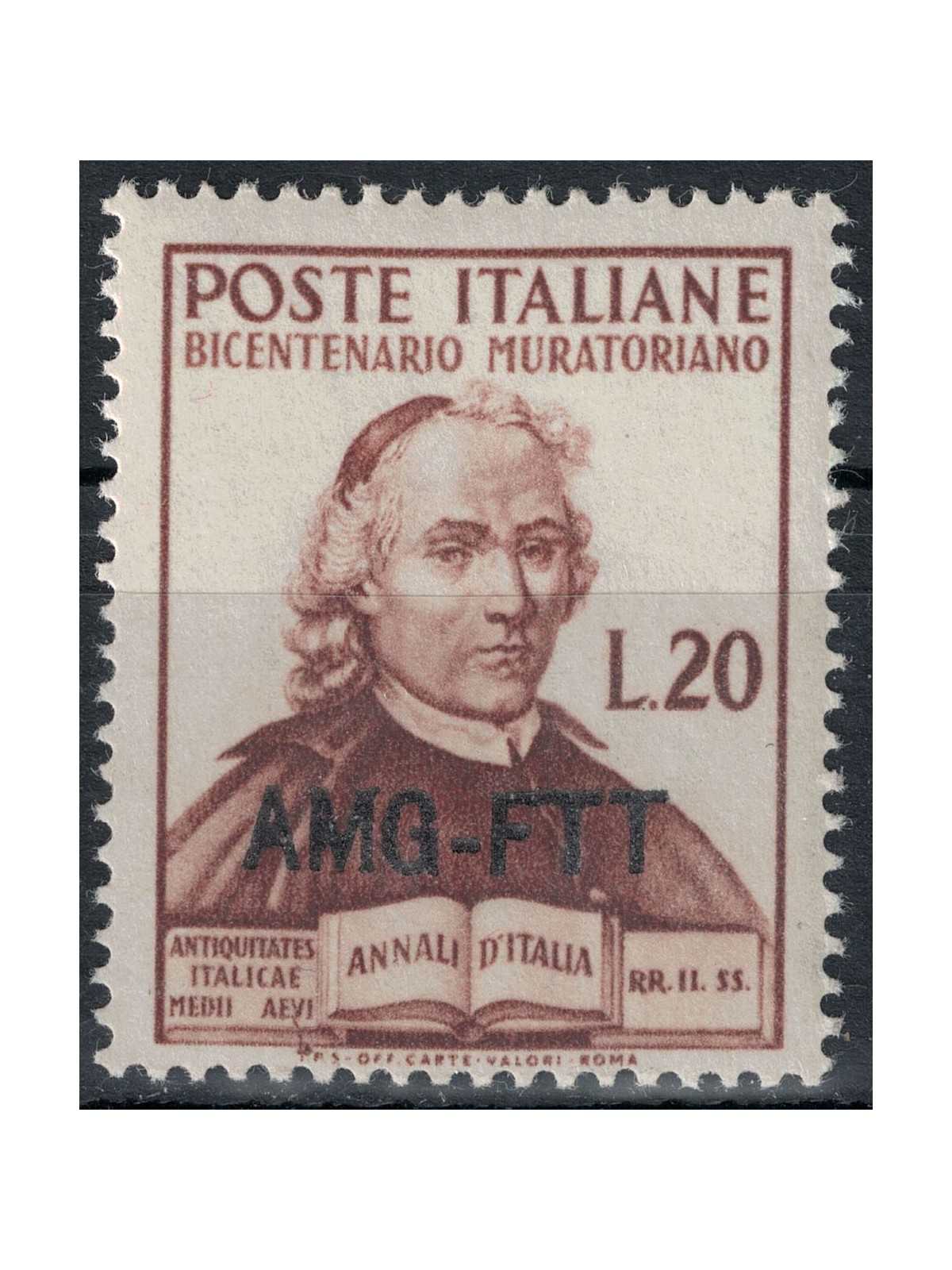 TRIESTE A 1950 Ludovico Antonio Muratori MNH**