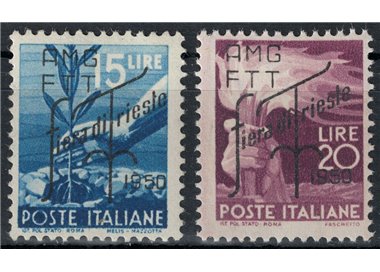 TRIESTE A 1950 Trieste Fair 2v MNH**