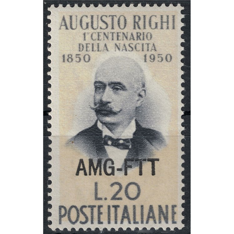 TRIESTE A 1950 Augusto Righi MNH**