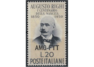 TRIESTE A 1950 Augusto Righi MNH**