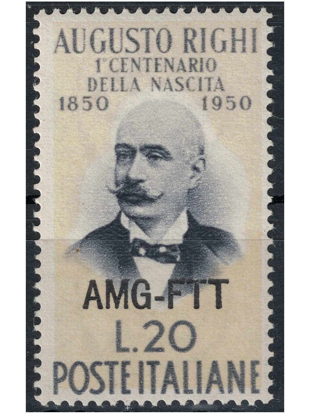 TRIESTE A 1950 Augusto Righi MNH**