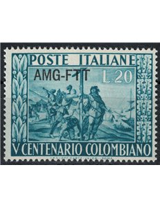 TRIESTE AT 1951 Cristoforo Colombo MNH**