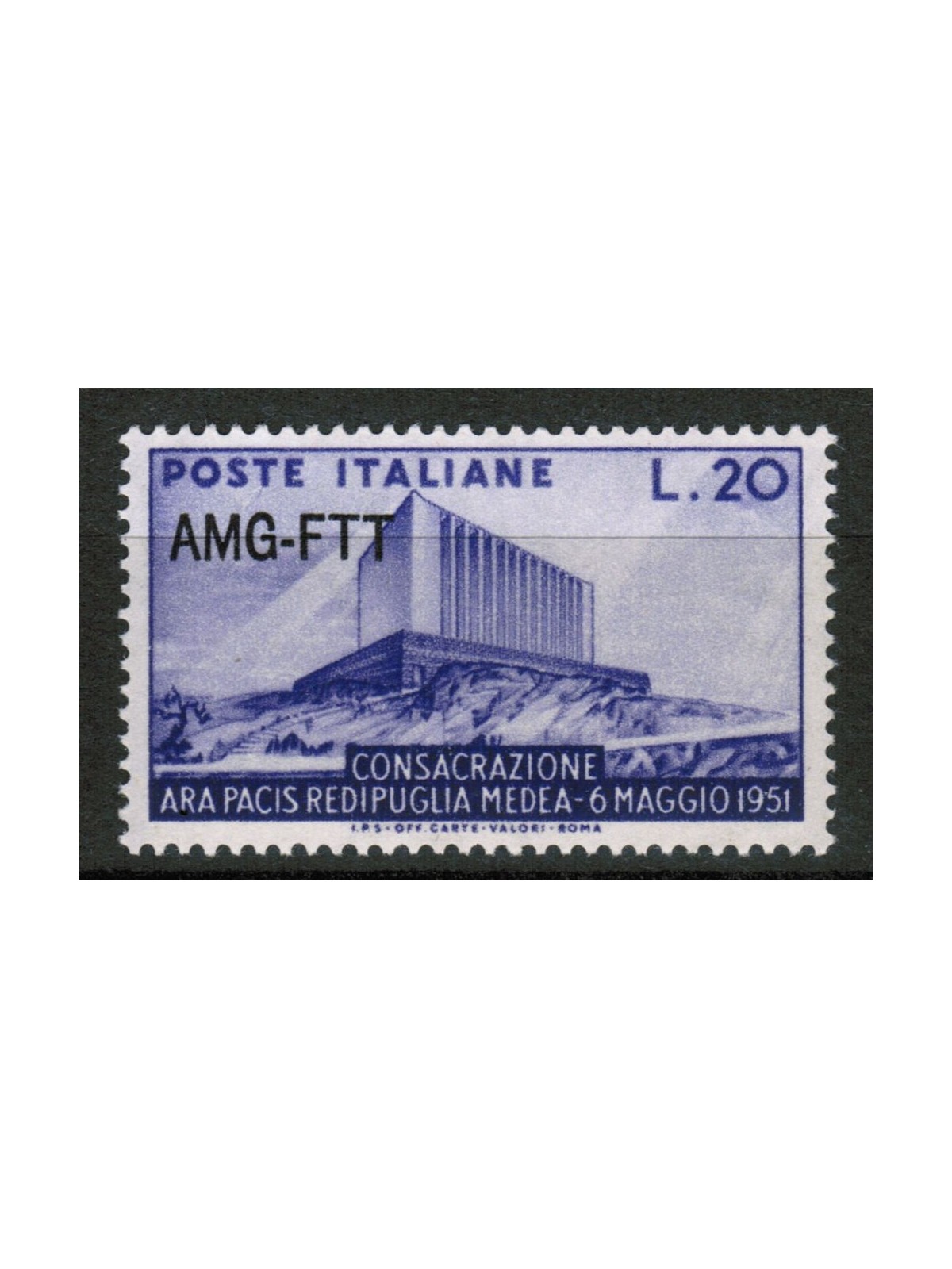 TRIESTE A 1951 Ara Pacis MNH**