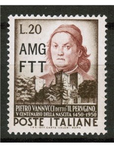 TRIESTE A 1951 Pietro Vannucci, il Perugino MNH**