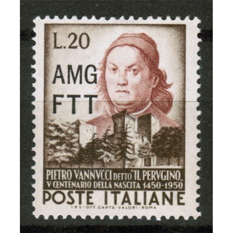 TRIESTE A 1951 Pietro Vannucci, il Perugino MNH**