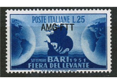 TRIESTE AT 1951 Fiera del Levante MNH**