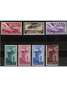 TRIESTE A 1949-52 Posta aerea 7v MNH**