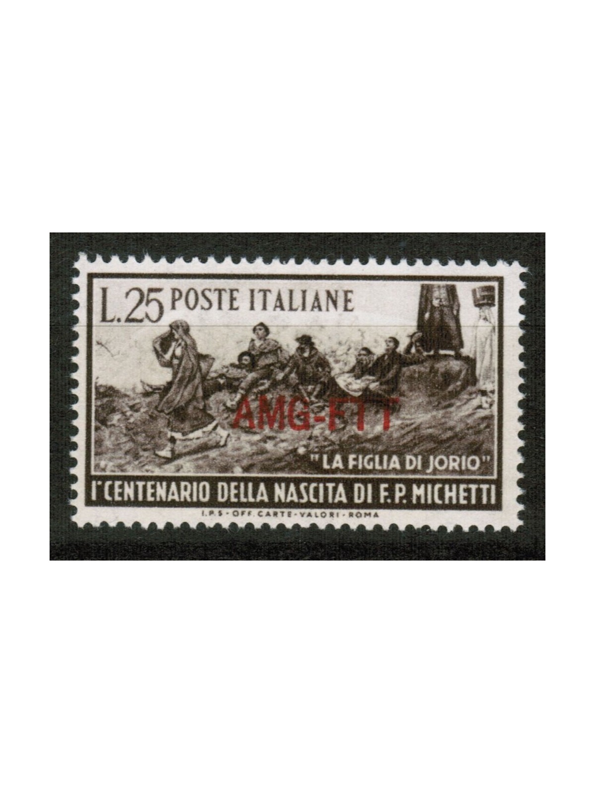 TRIESTE A 1951 Francesco Paolo Michetti MNH**