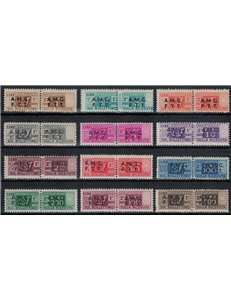 TRIESTE A 1947-48 Postal Parcels 12v MH*