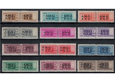 TRIESTE A 1947-48 Postal Parcels 12v MH*