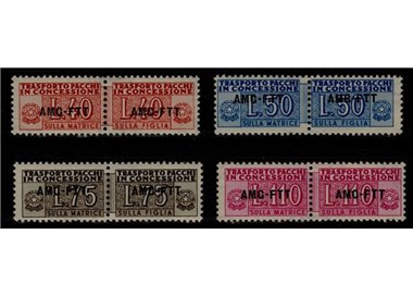 TRIESTE A 1953 Pacchi in concessione 4v MNH**