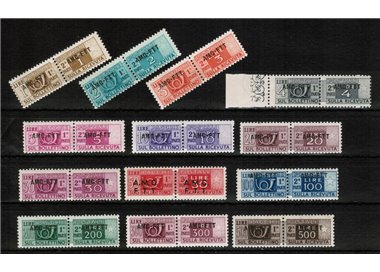 TRIESTE A 1949-54 Postal parcels 13v MNH** ©