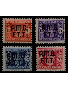 TRIESTE A 1947 Postage due 4v MNH**