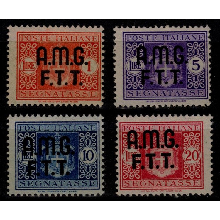 TRIESTE A 1947 Segnatasse 4v MNH**