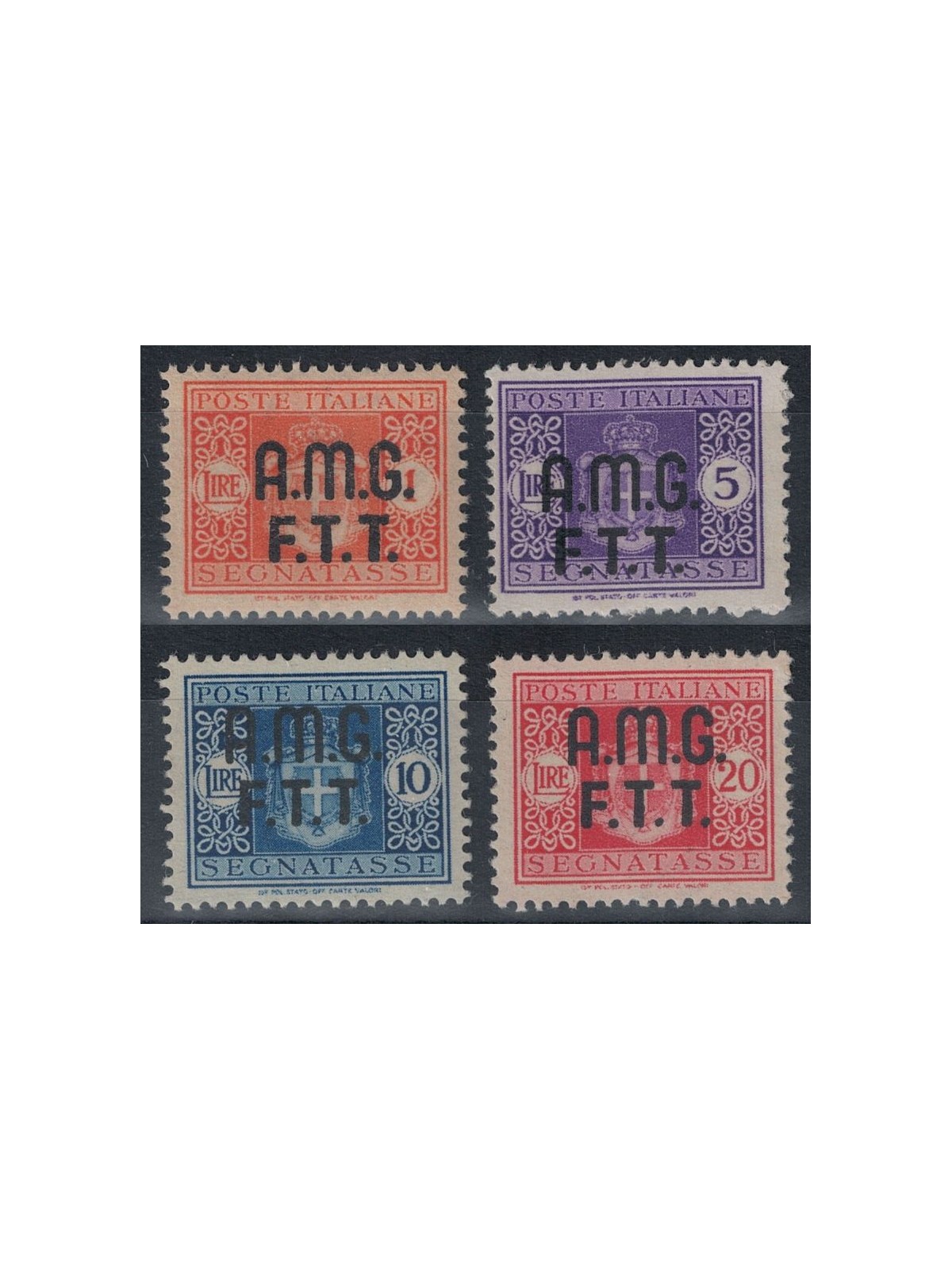 TRIESTE A 1947 Segnatasse 4v MH*