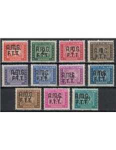 TRIESTE A 1947-49 Postage Due 11v MH*