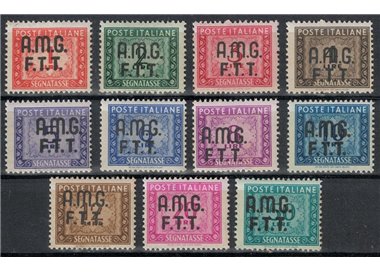 TRIESTE A 1947-49 Postage Due 11v MH*