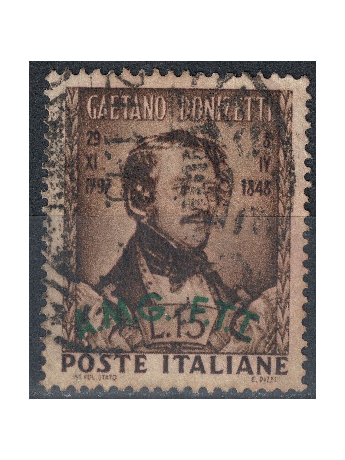 TRIESTE A 1948 Gaetano Donizetti us
