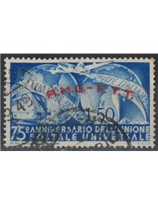 TRIESTE A 1949 Anniversario UPU us
