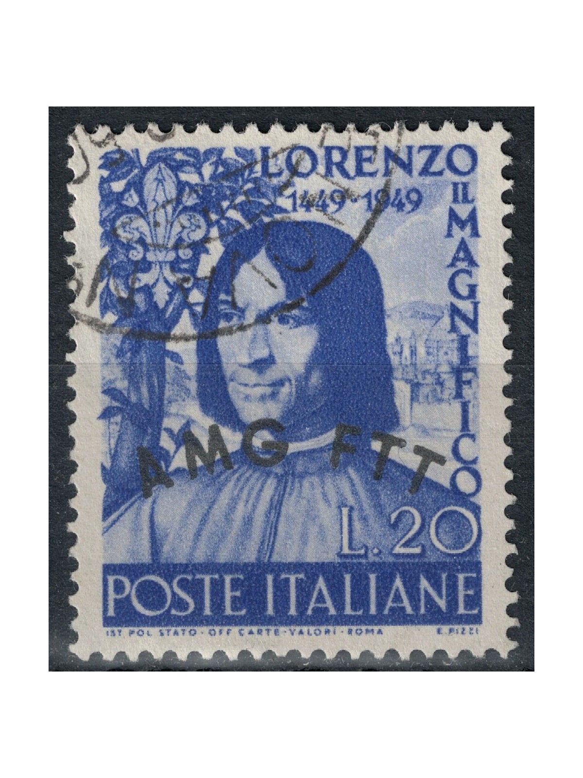 TRIESTE A 1949 Lorenzo il Magnifico us