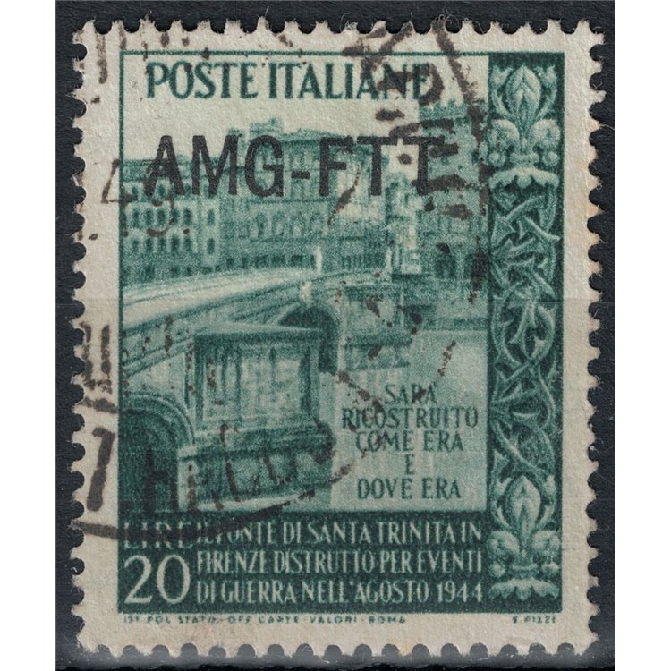 TRIESTE A 1949 Santa Trinità Bridge us