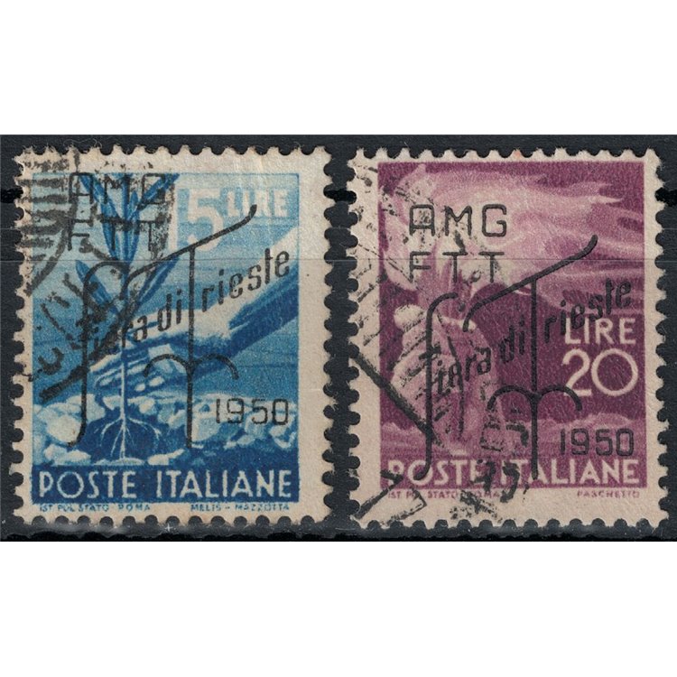 TRIESTE A 1950 Fiera di Trieste 2v us