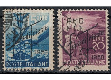 TRIESTE A 1950 Trieste Fair 2v us