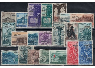 TRIESTE A 1954 Annata completa 21v us
