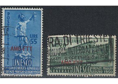 TRIESTE A 1950 UNESCO Conference 2v us