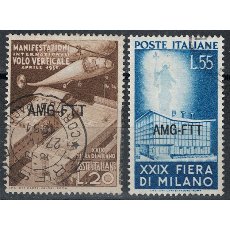 TRIESTE A 1951 Fiera di Milano 2v us