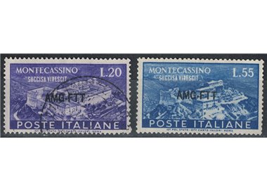 TRIESTE A 1951 Abbazia di Montecassino 2v us
