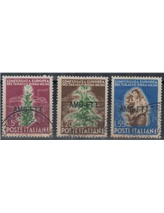 TRIESTE A 1950 Tobacco Conference 3v us