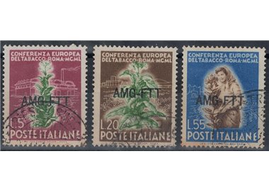 TRIESTE A 1950 Tobacco Conference 3v us