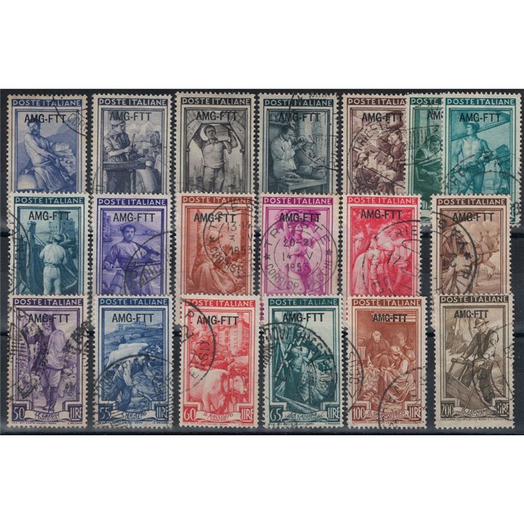 TRIESTE A 1950-53 Italy at Work 19v us
