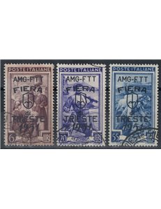 TRIESTE A 1951 Trieste Fair 3v us