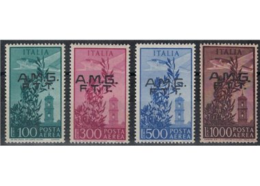 TRIESTE A 1948 Torre del Campidoglio (posta aerea) 4v MNH**