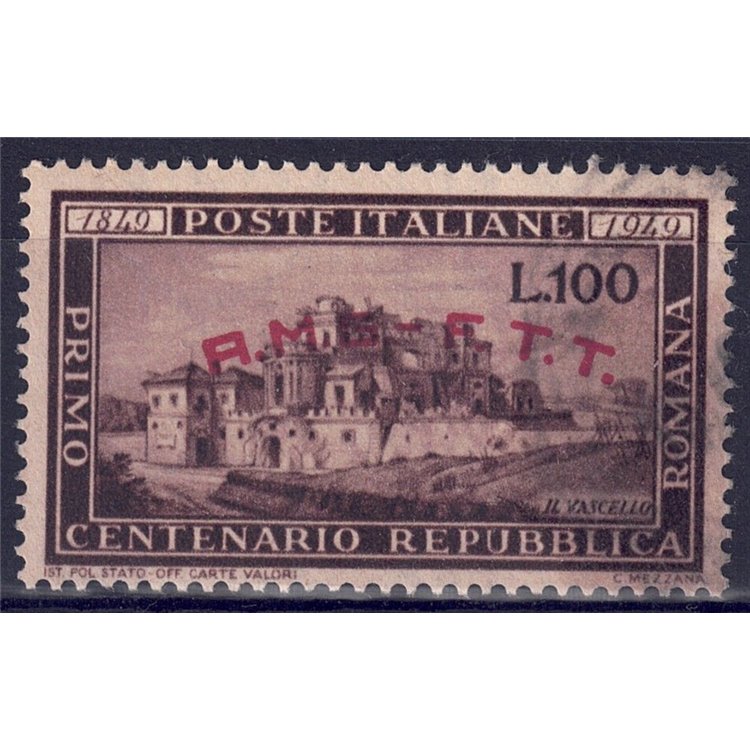 TRIESTE A 1949 Roman Republic us