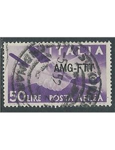 TRIESTE A 1954 Democratic (airmail) us