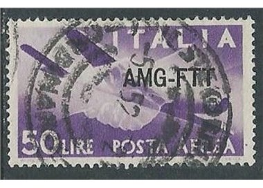 TRIESTE A 1954 Democratica (posta aerea) us