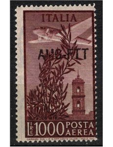 TRIESTE A 1952 Torre del Campidoglio £ 1000 14x13¼ MNH** ©
