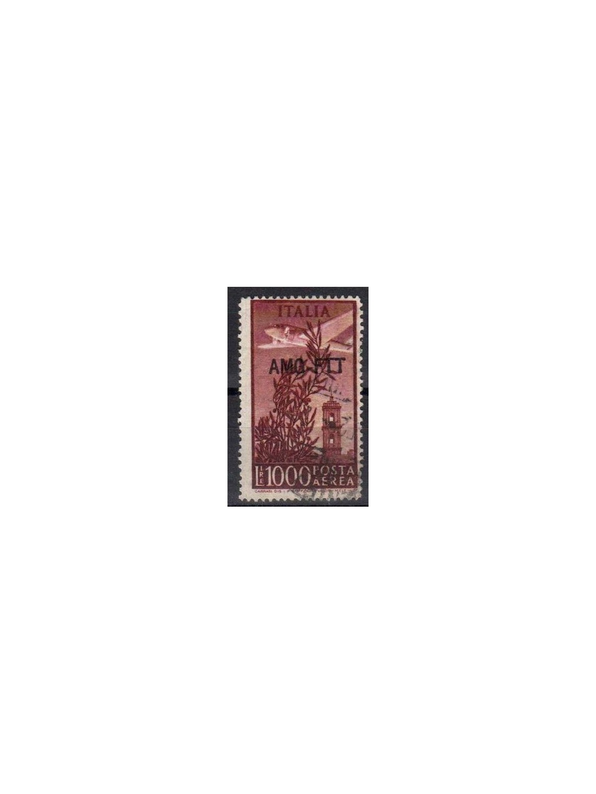 TRIESTE A 1952 Capitoline Tower £1000 14x13¼ us