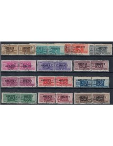 TRIESTE A 1949-54 Postal parcels 13v us
