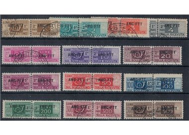 TRIESTE A 1949-54 Postal parcels 13v us