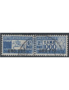 TRIESTE A 1954 Postal parcels £1000, horse (linear) us