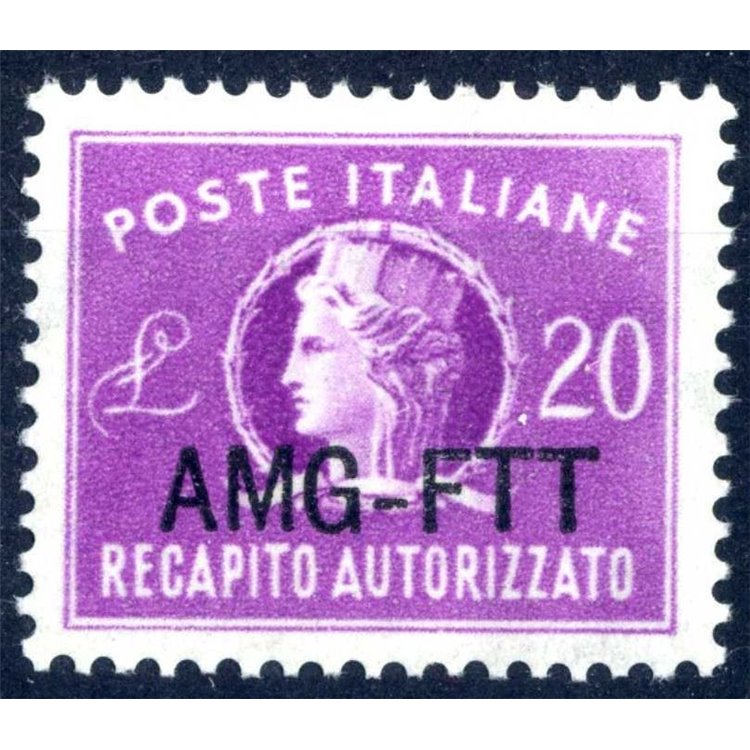 TRIESTE A 1954 Authorized delivery MH*