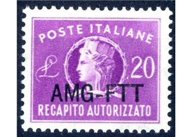 TRIESTE A 1954 Authorized delivery MH*