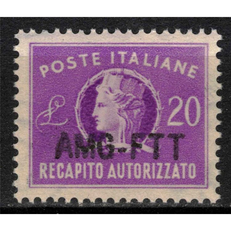 TRIESTE A 1954 Recapito autorizzato MNH** ©