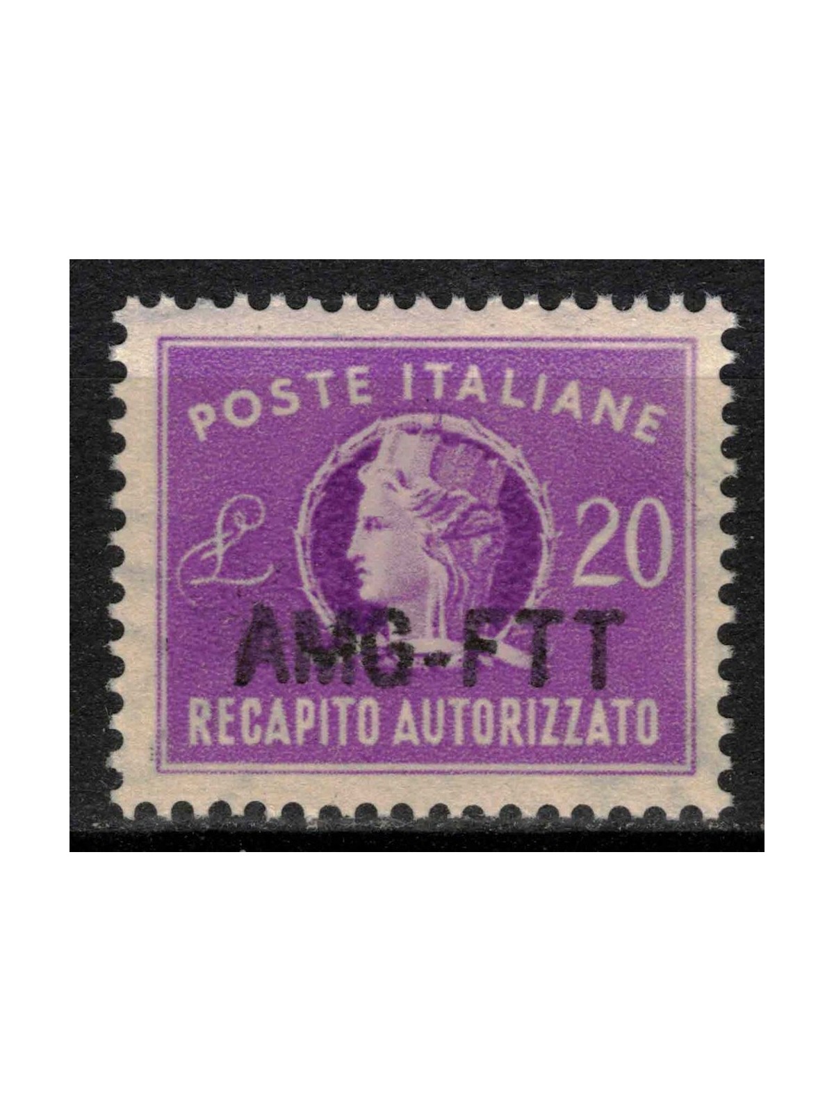 TRIESTE A 1954 Recapito autorizzato MNH** ©
