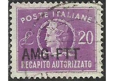 TRIESTE A 1954 Recapito autorizzato us