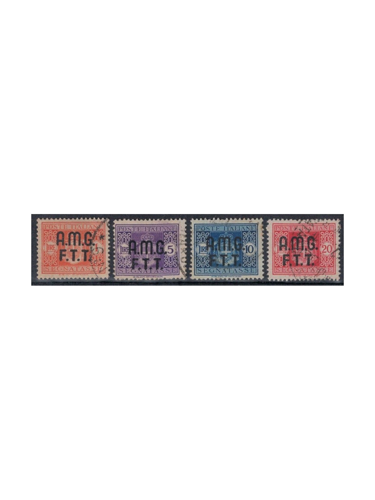 TRIESTE A 1947 Postage Due 4v us